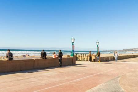 סן דייגו Fantastic Mission Beach Condo Steps To The Beach מראה חיצוני תמונה